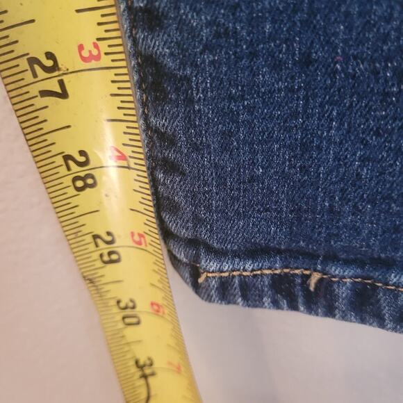 Levis 515 Bootcut Denim Jeans Womens 8 Red Tab Mid Rise Medium Wash - Picture 6 of 7